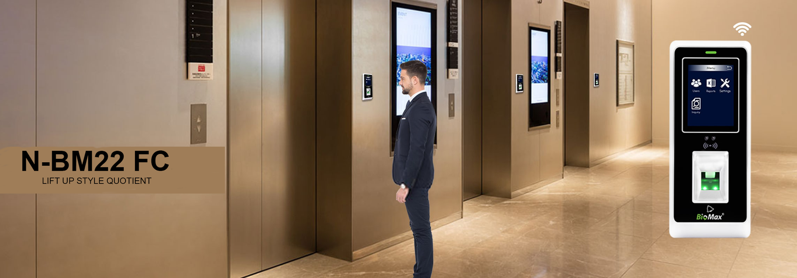 Biomax N-BM22 Finger attendance & access control machine
