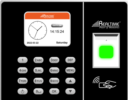 Realtime Attendance Machine Model RS 9n