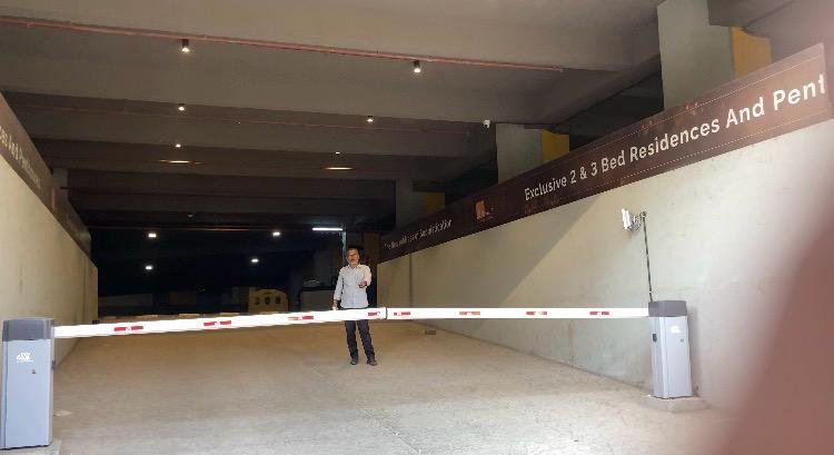 Boom barrier installation in Thane